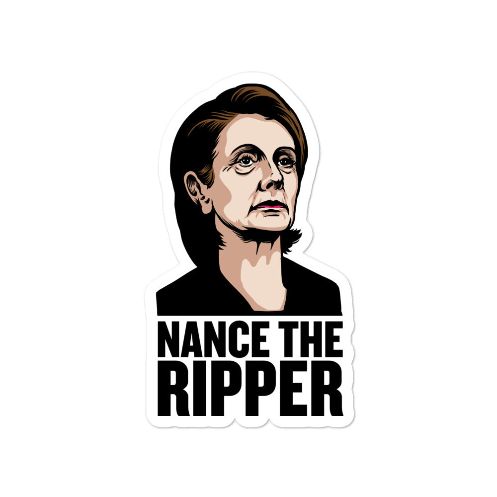 Nance the Ripper Nancy Pelosi Sticker