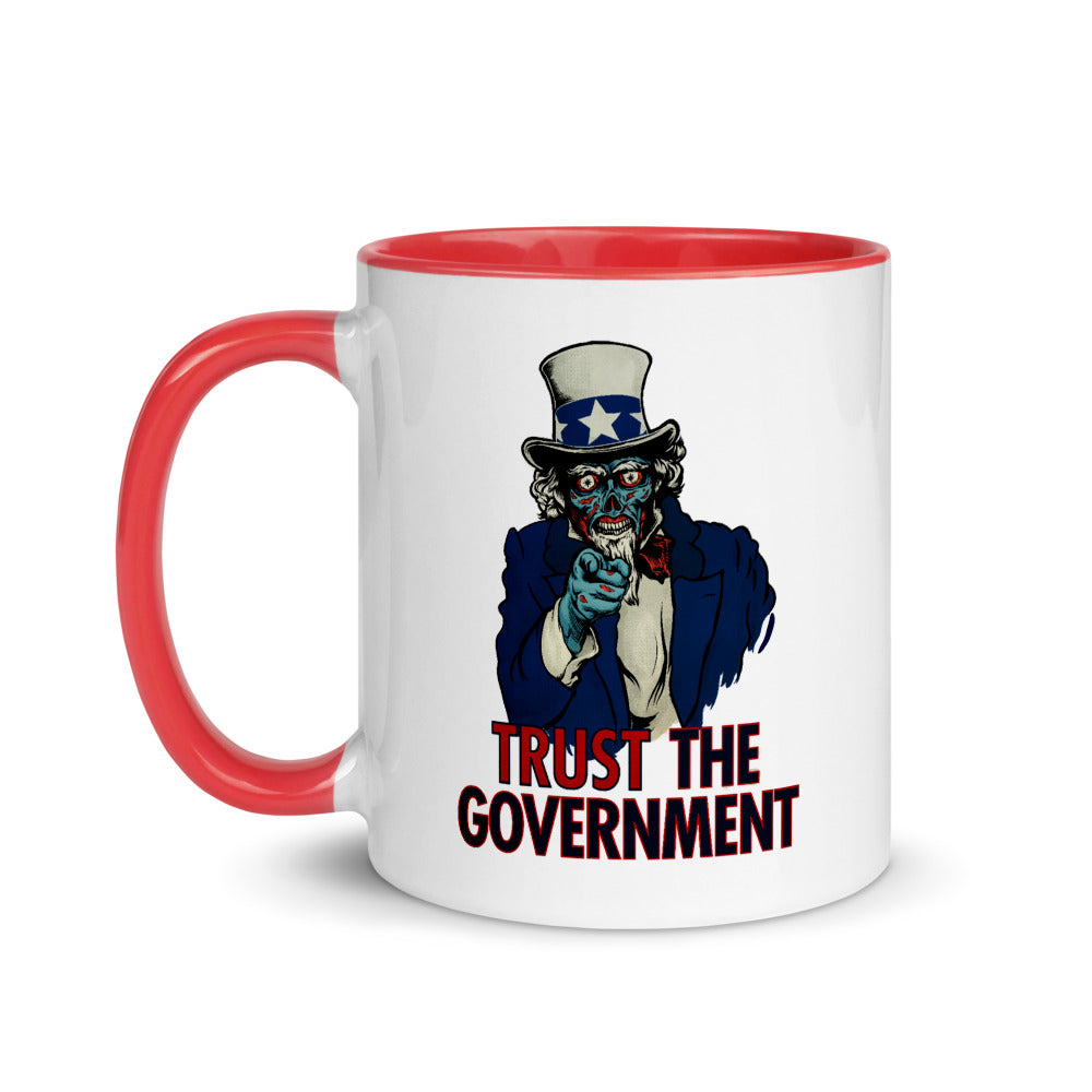 Uncle Sam Trust Government They Live Mug with Color Inside