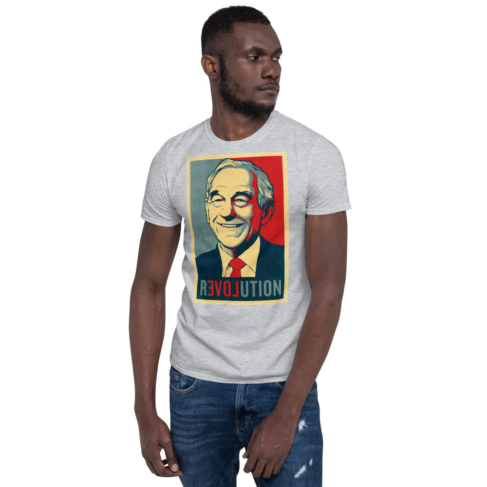Ron Paul Revolution Graphic Short-Sleeve Unisex T-Shirt