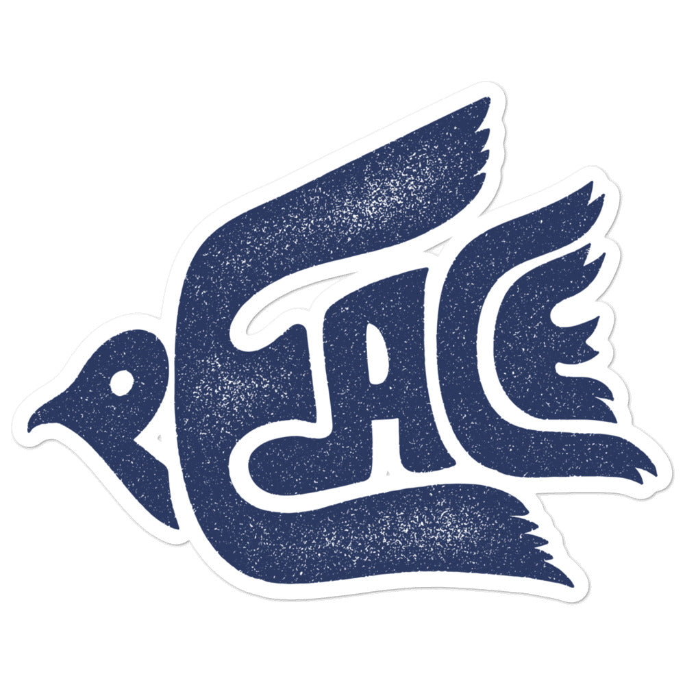 Peace Dove Die Cut Sticker