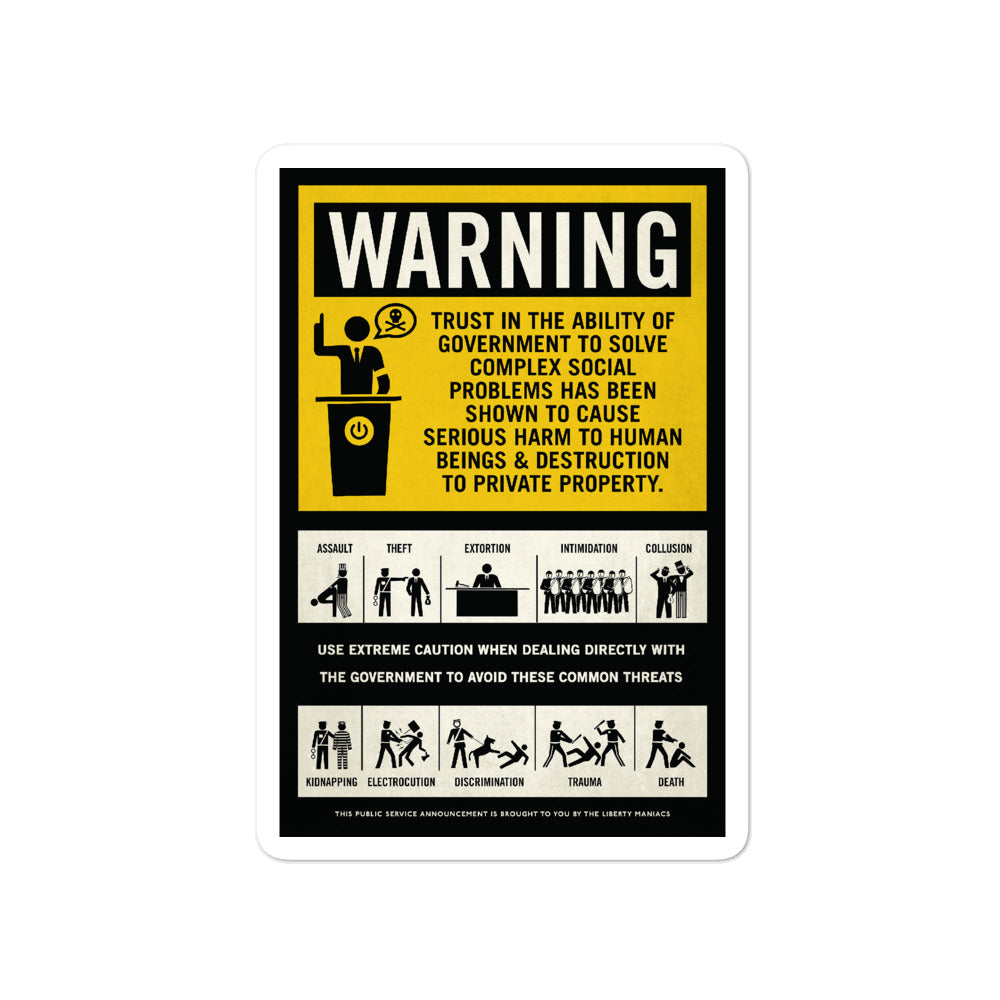 Government Warning Sticker
