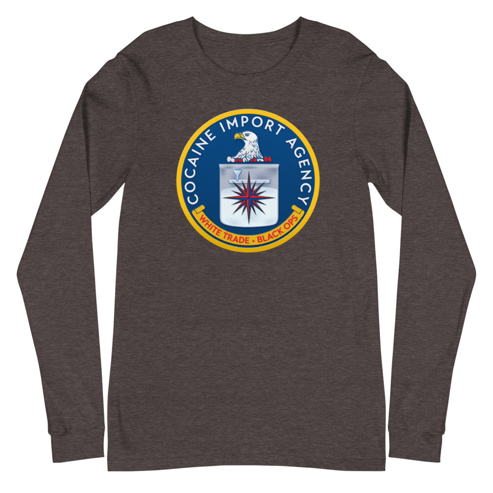 CIA Cocaine Import Agency Unisex Long Sleeve Tee