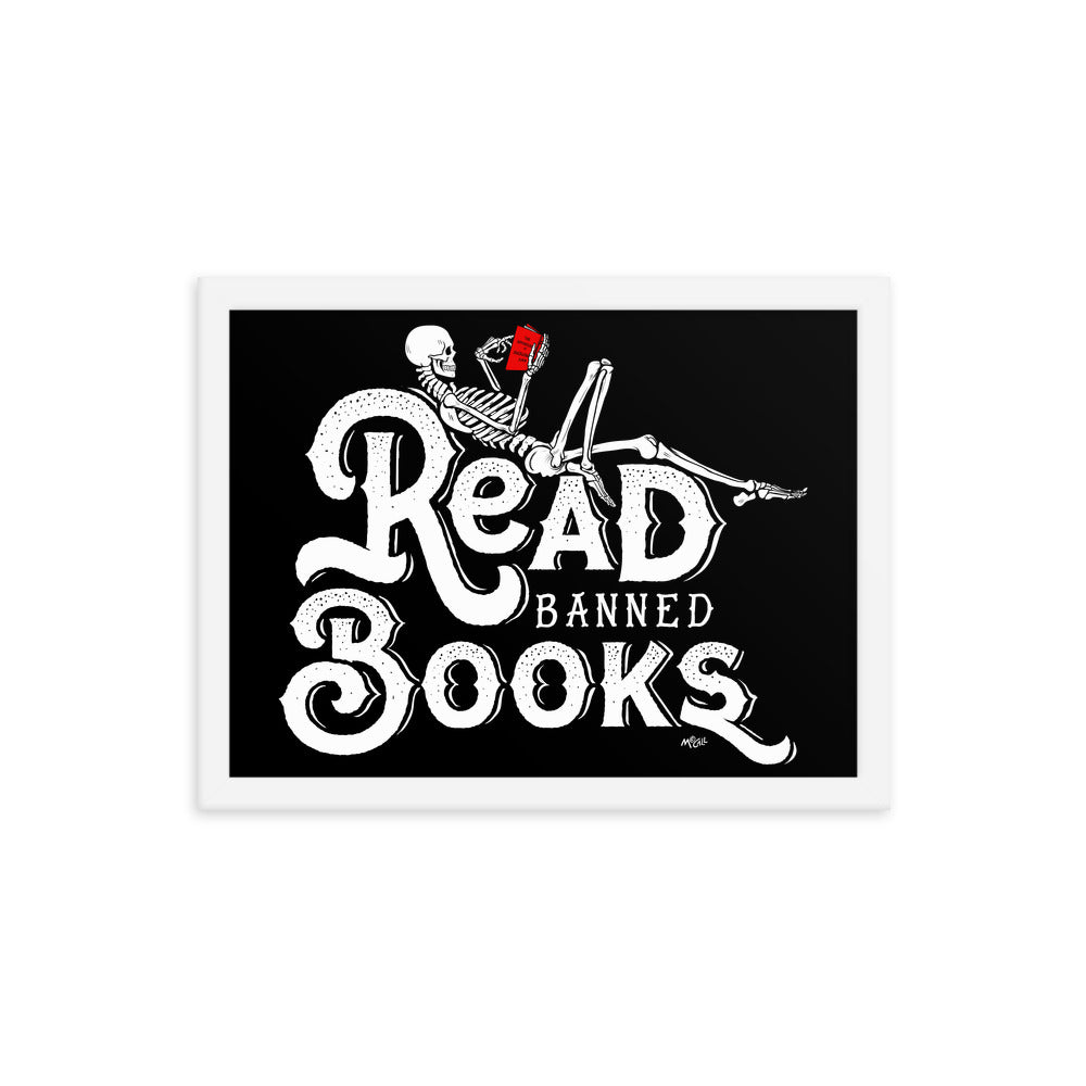 Read Banned Books Framed Print