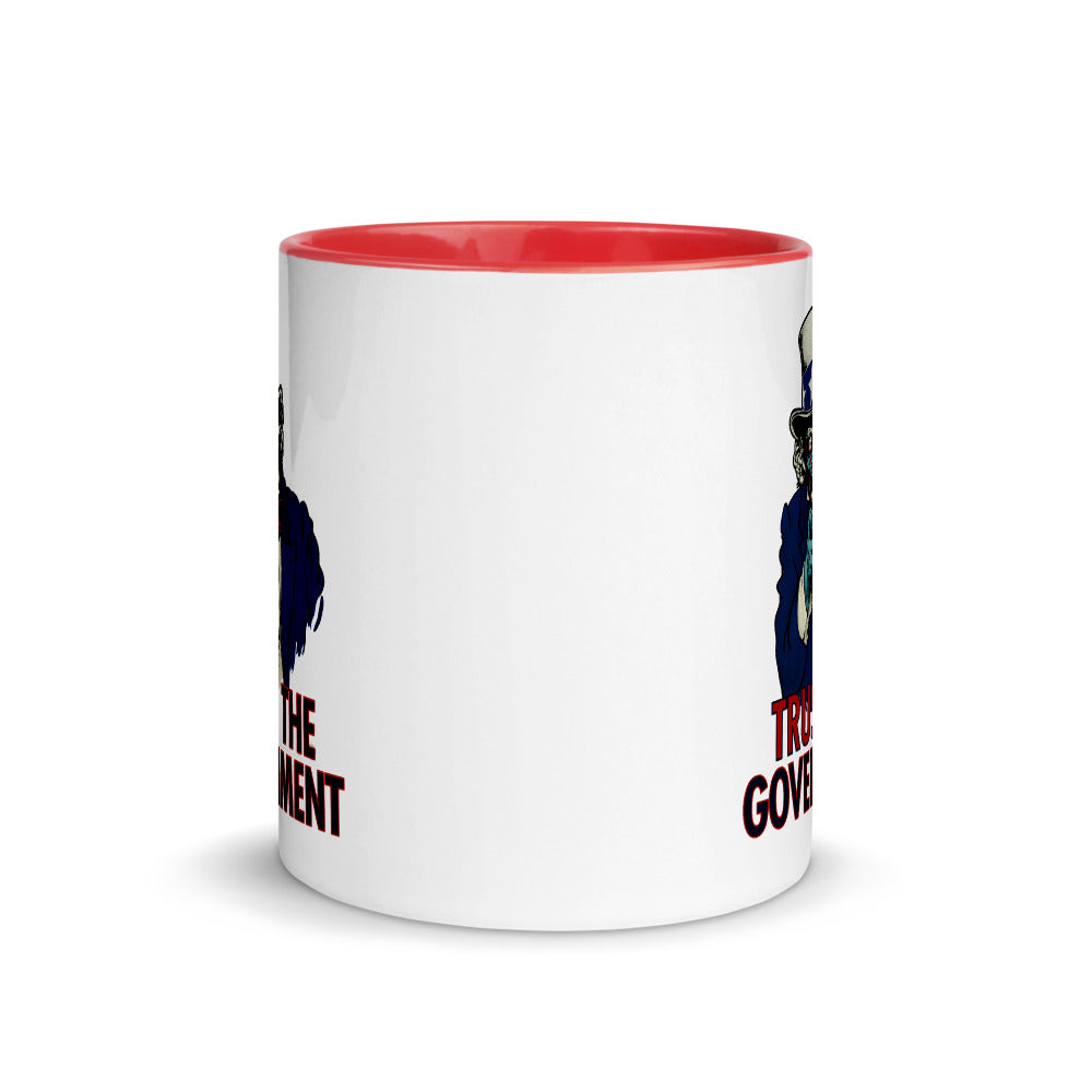 Uncle Sam Trust Government They Live Mug with Color Inside