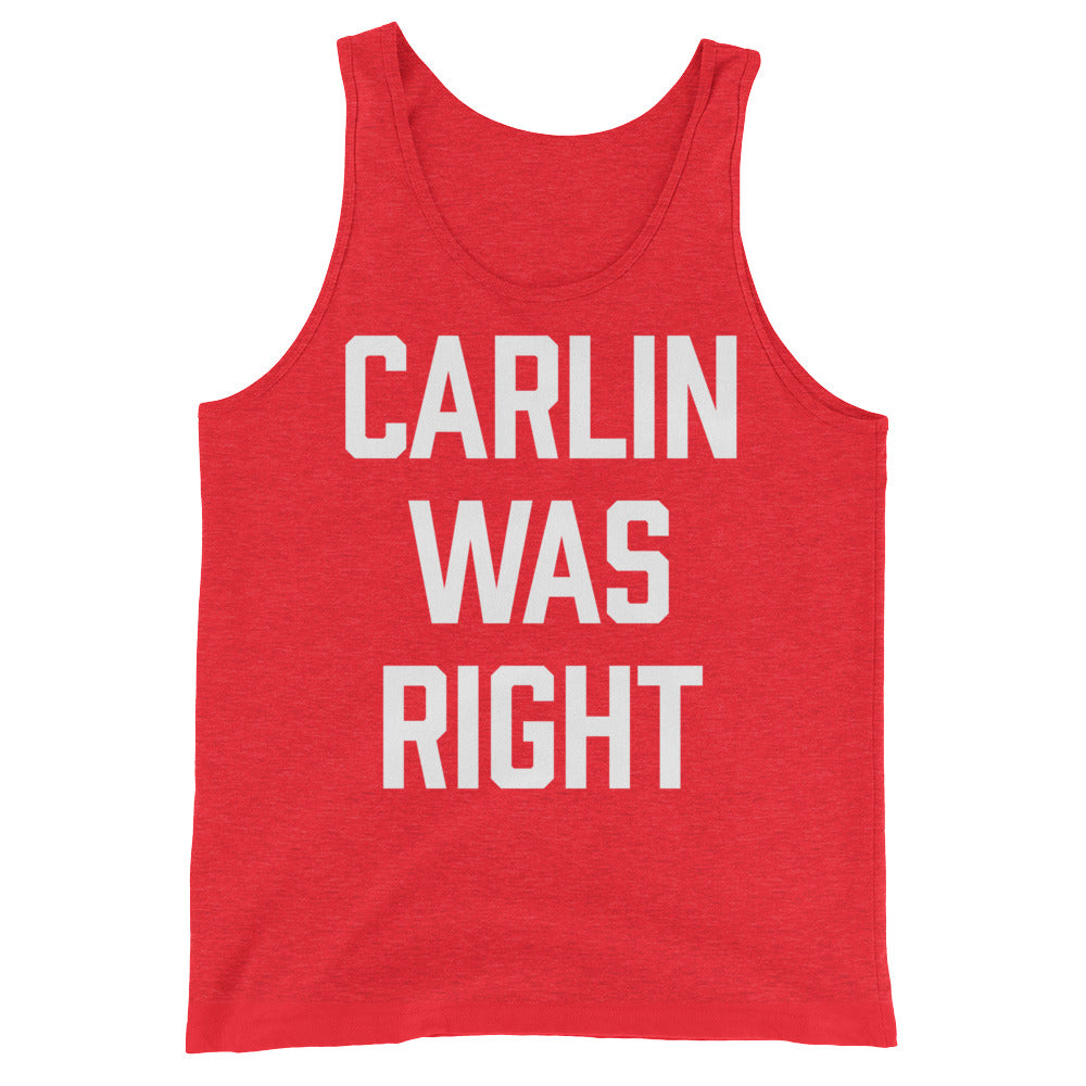 Carlin Was Right Tri-Blend Tank Top