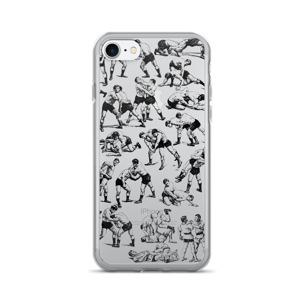 Vintage MMA Moves Clear iPhone 7/7 Plus Case