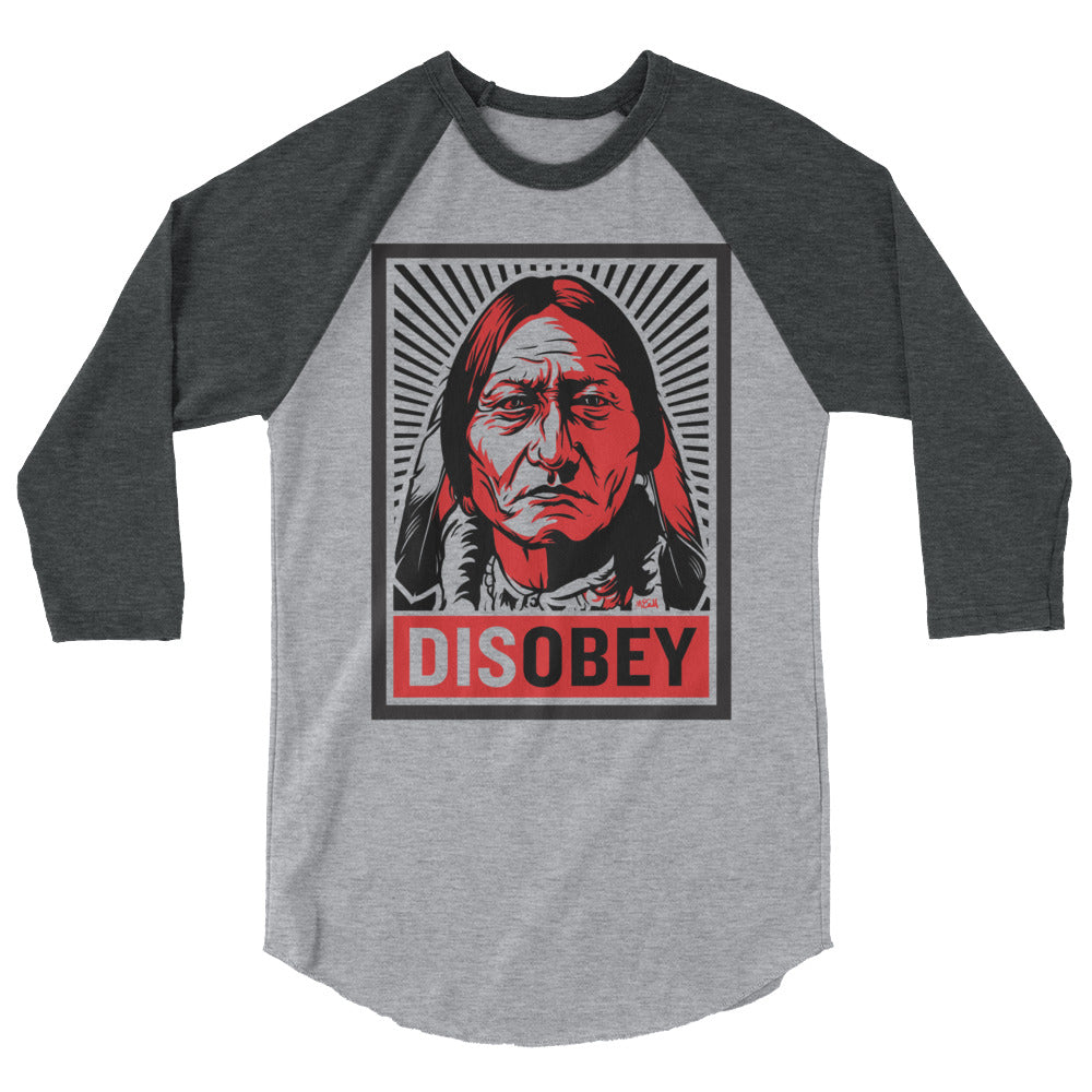 Sitting Bull Disobey 3/4 Sleeve Raglan Shirt