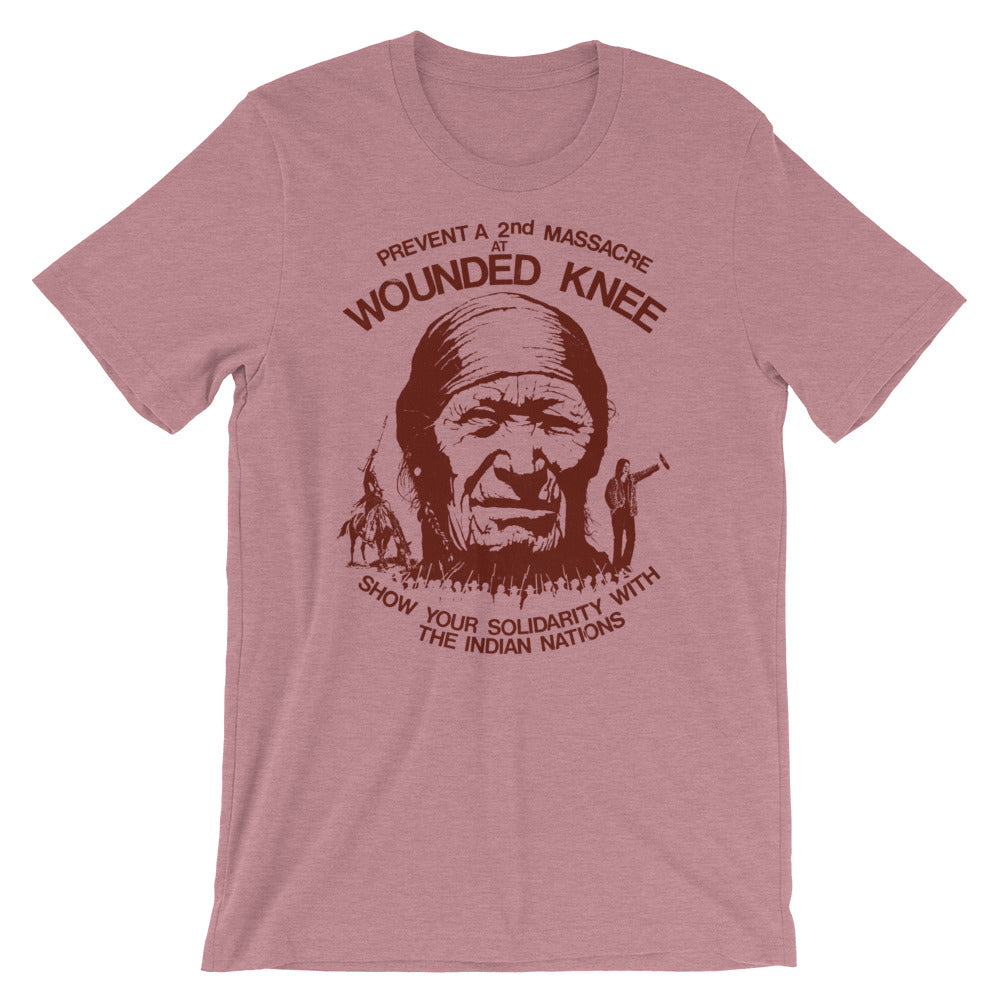 Wounded Knee 1970s American Indian Movement Reproduction Protest T-Shirt