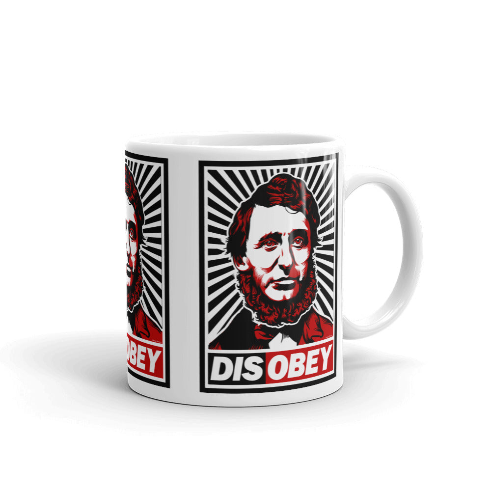 Henry David Thoreau Disobey Mug