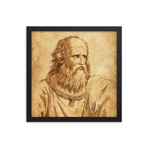 Plato Framed Giclee Print