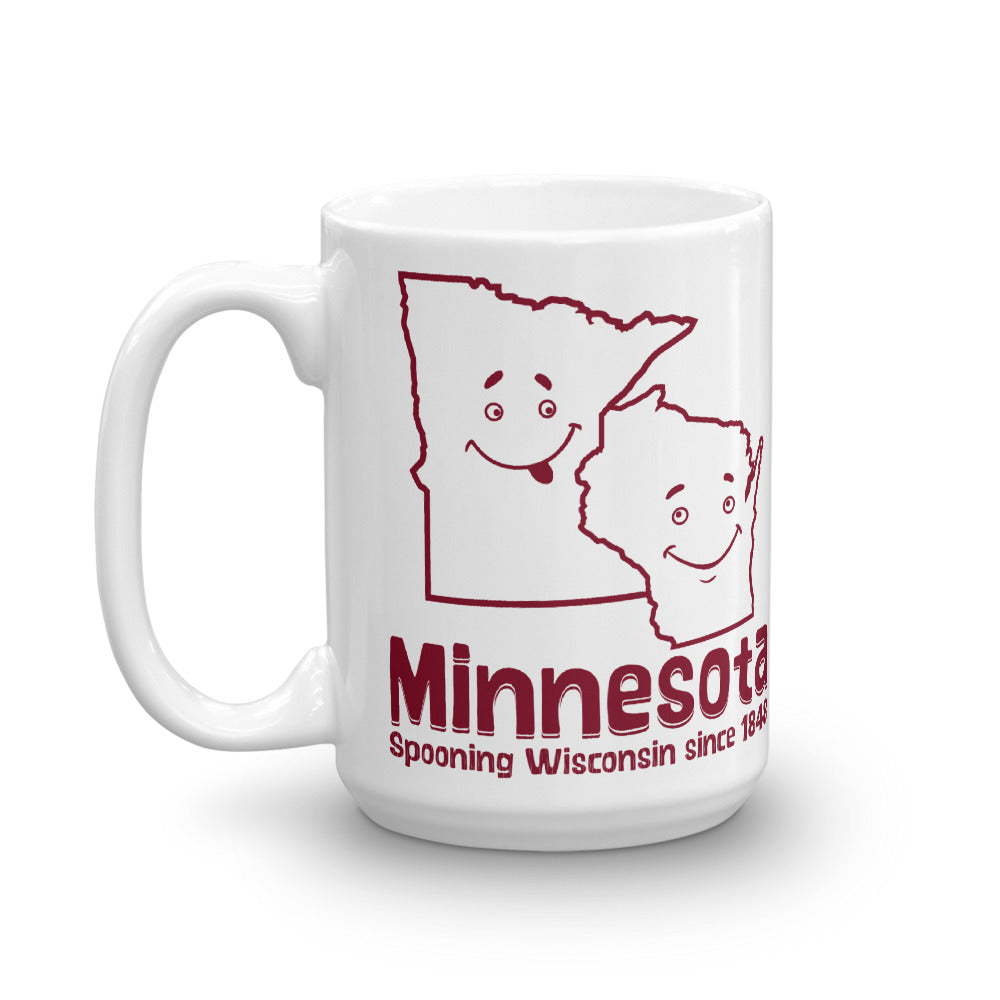 Minnesota Spooning Wisconsin Mug