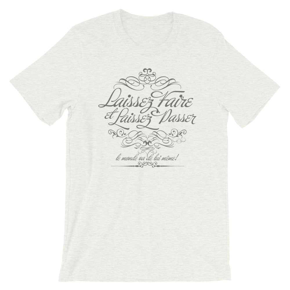 Laissez Faire Vintage Graphic Tee Short-Sleeve Unisex T-Shirt