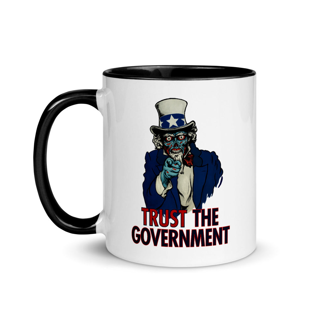 Uncle Sam Trust Government They Live Mug with Color Inside