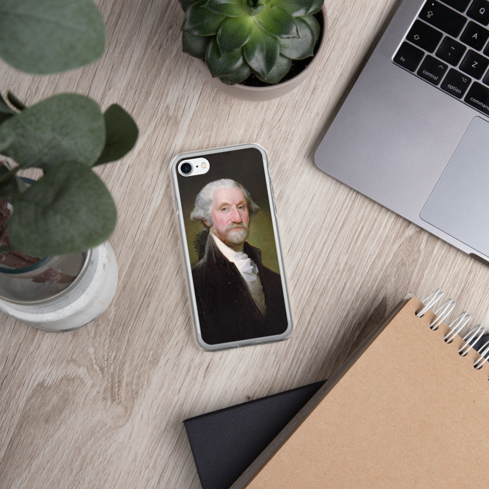 George Washington In A Beard iPhone Case
