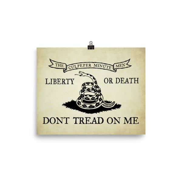 Culpeper Don&#39;t Tread On Me Print