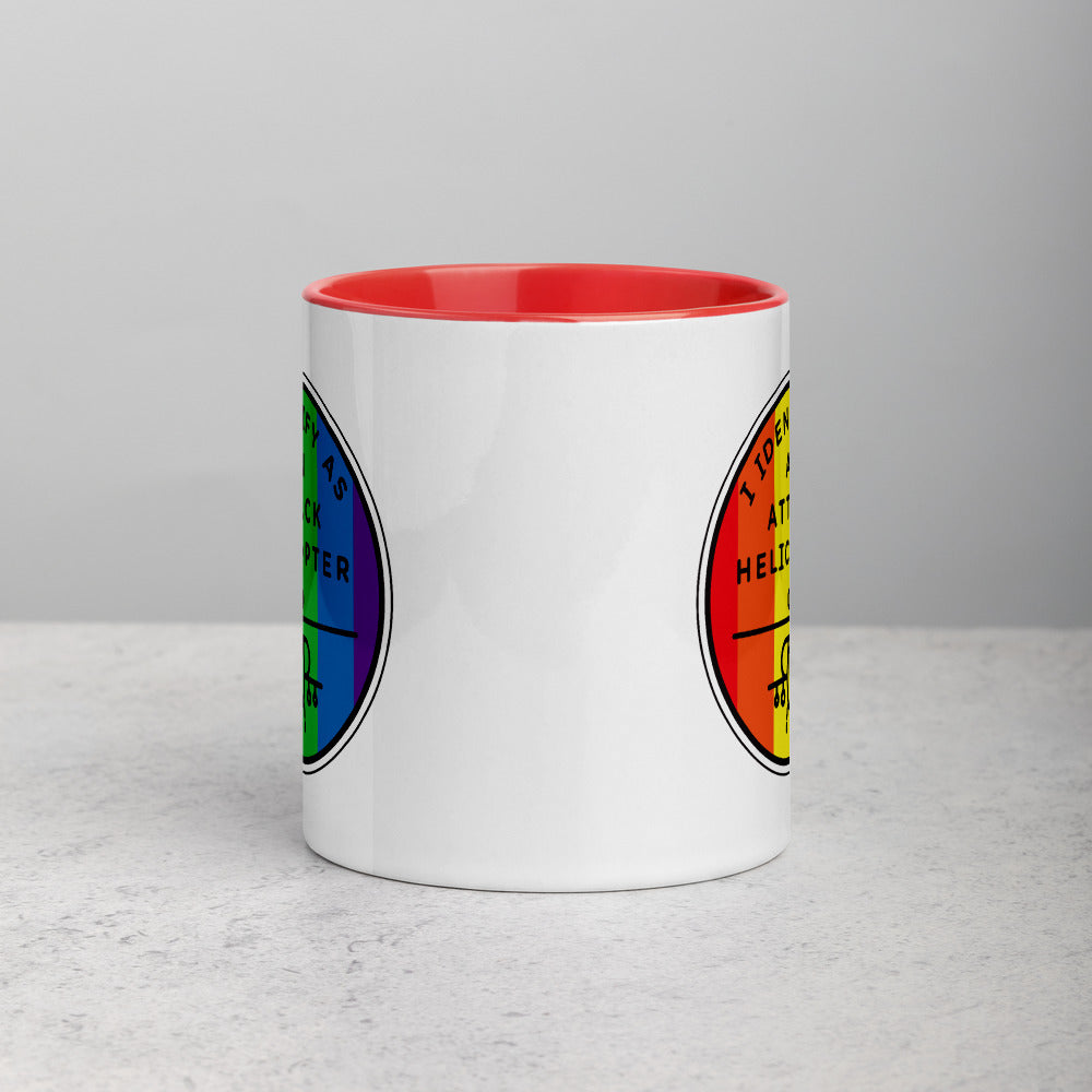 I Identify as an Attack Helicopter Mug