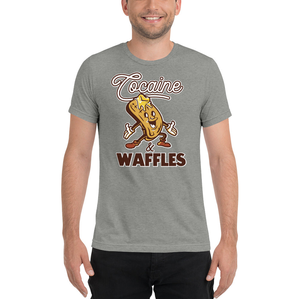 Cocaine &amp; Waffles Tri-Blend T-Shirt