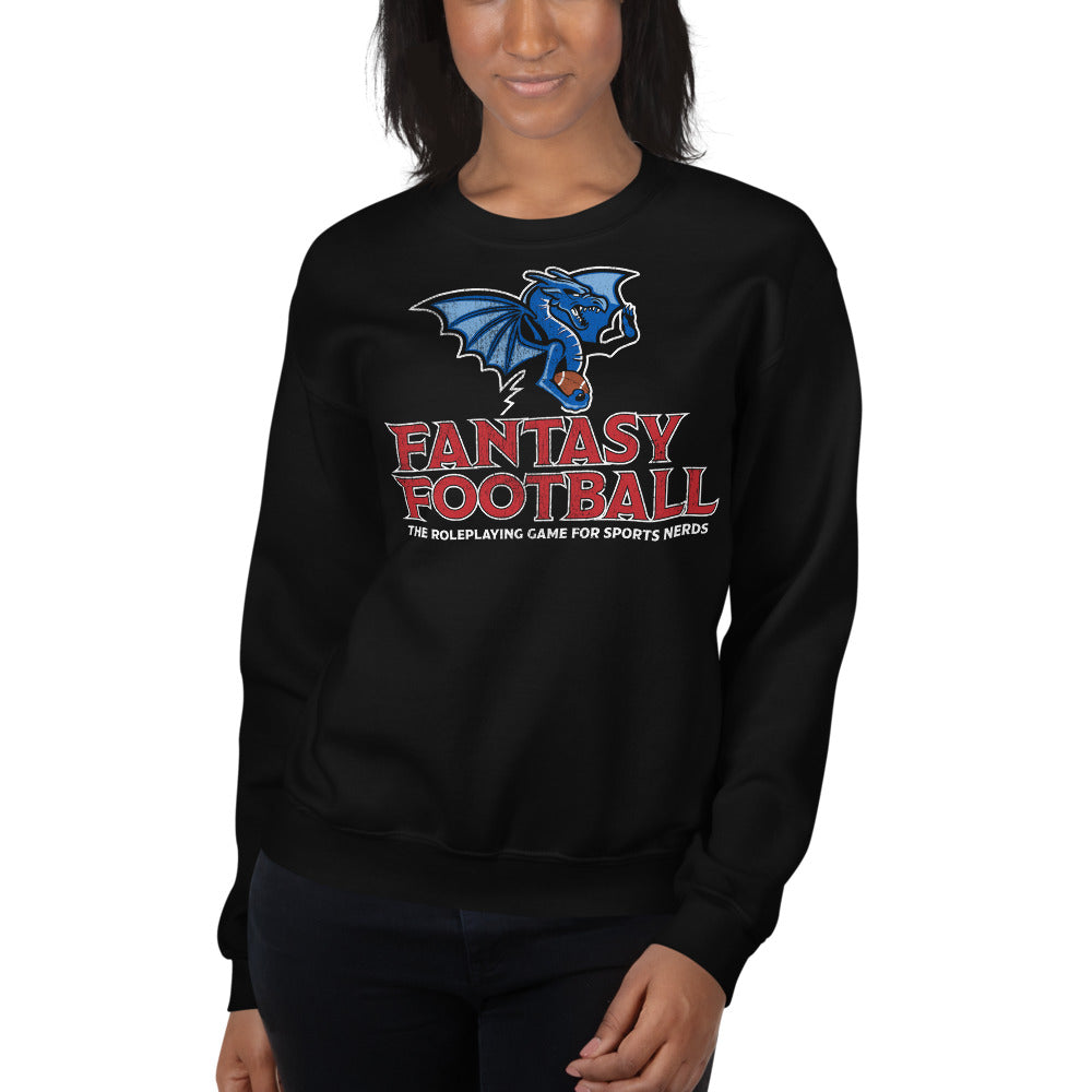 Fantasy Football Roleplaying The Game for Sports Nerds Crewneck Sweatshirt