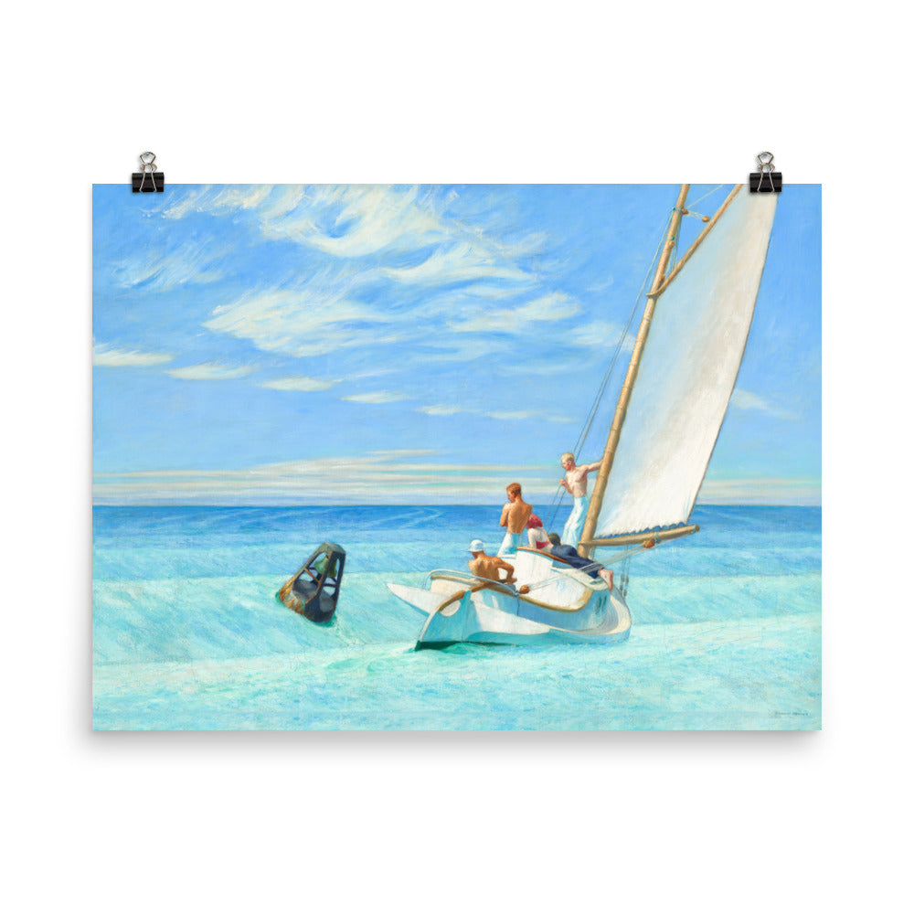 Ground Swell by Edward Hopper Poster