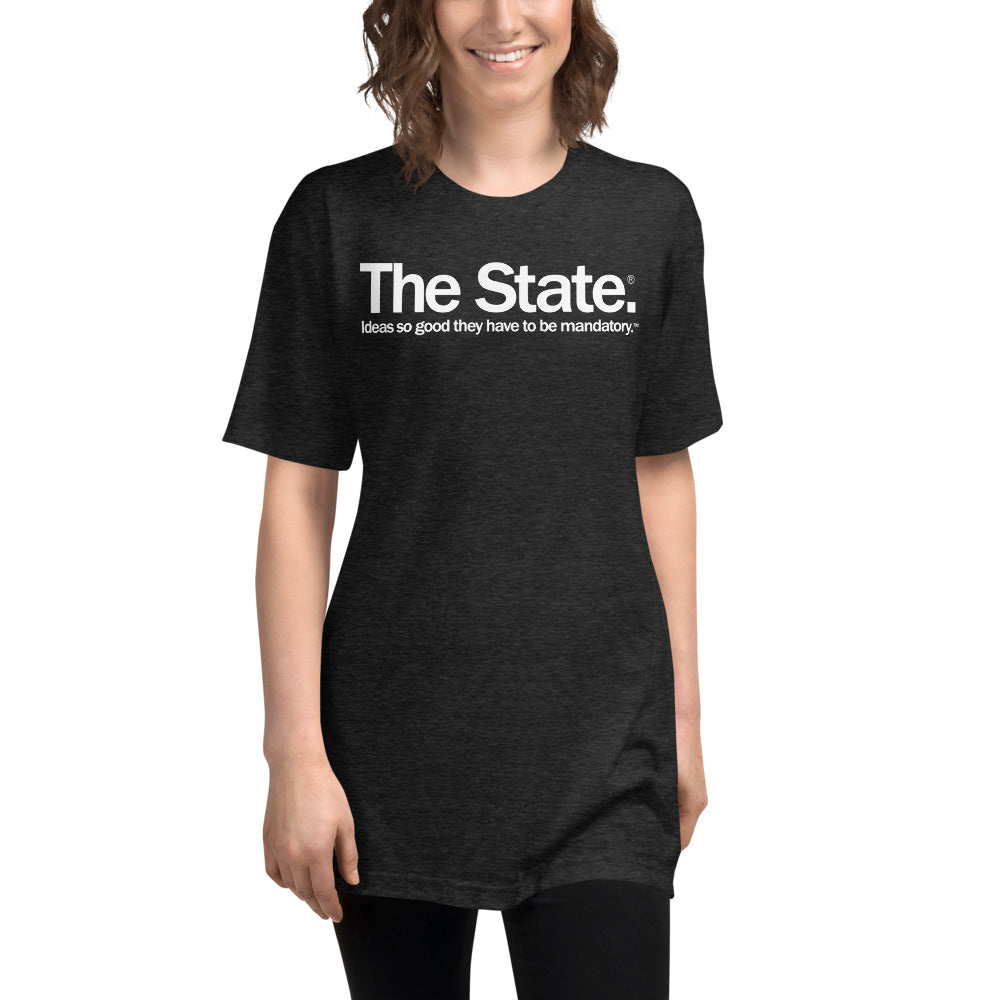 Mandatory Ideas Unisex Tri-Blend Track Shirt