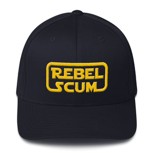 Rebel Scum Flexfit Fitted Twill Cap