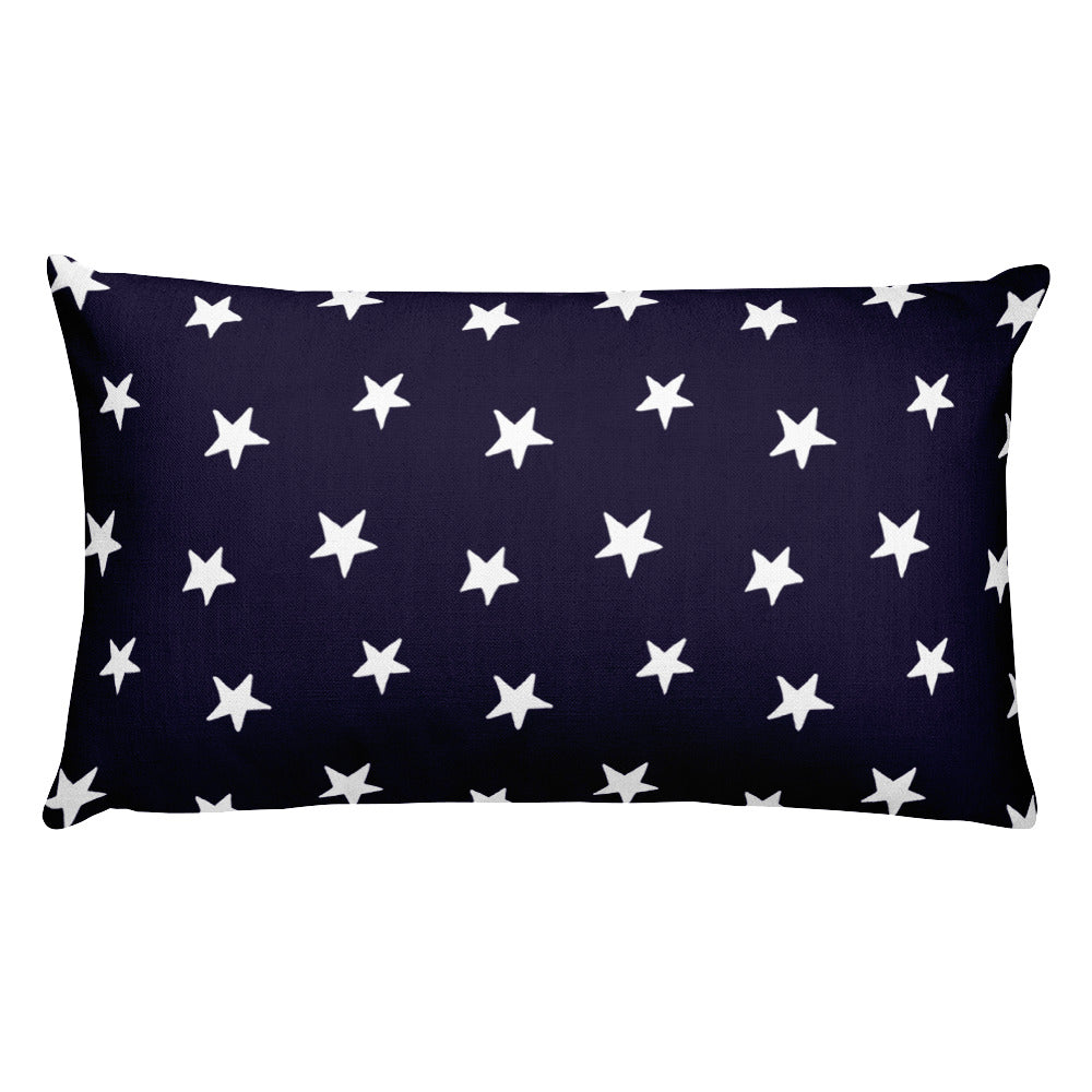 Colonial Vintage Stars Rectangular Pillow