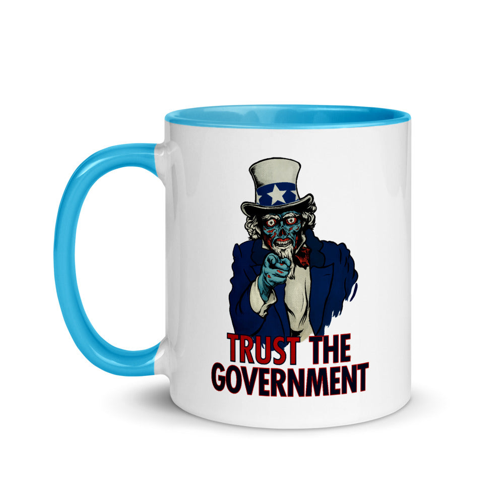 Uncle Sam Trust Government They Live Mug with Color Inside