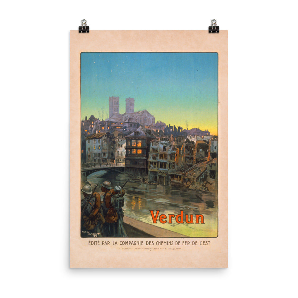 Verdun Toussaint WW1 Reproduction Poster