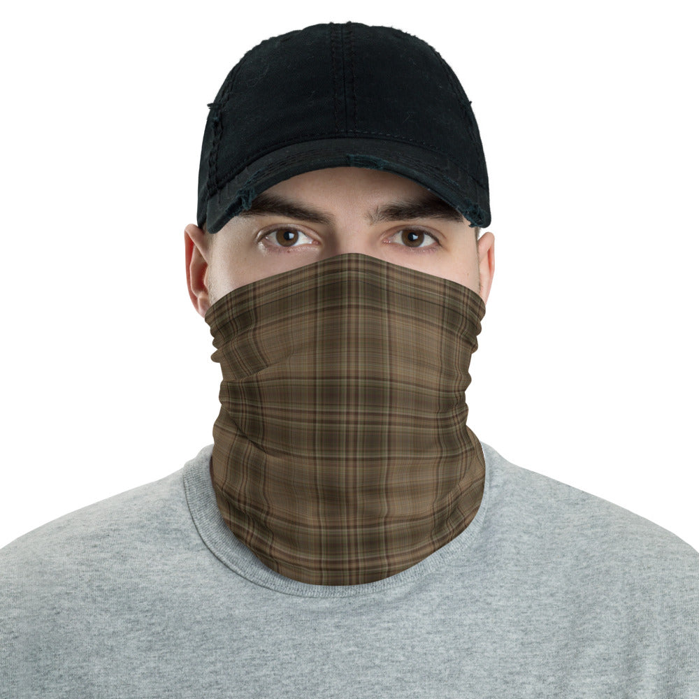 Drab Plaid Neck Gaiter