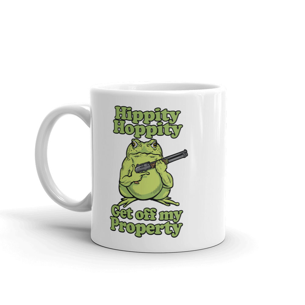 Hippity Hoppity Get Off My Property Mug