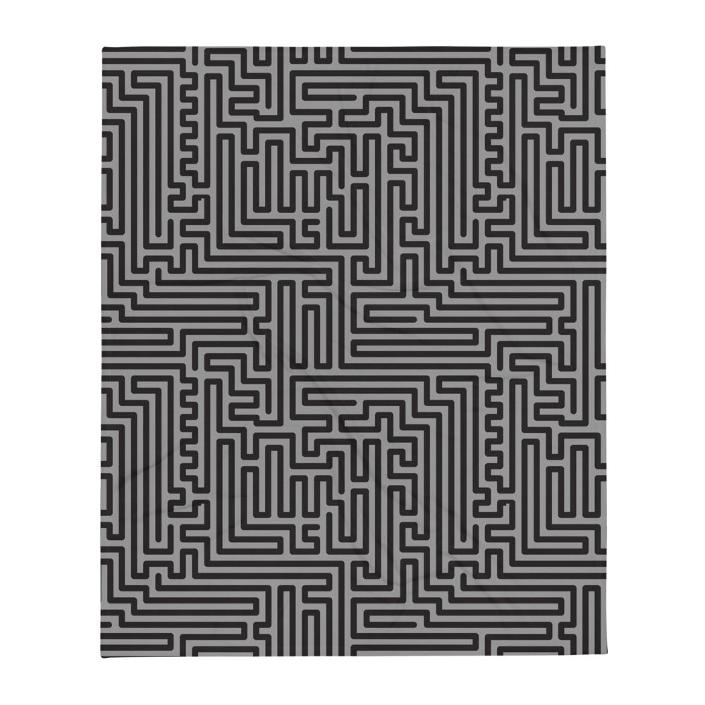 Maze Throw Blanket