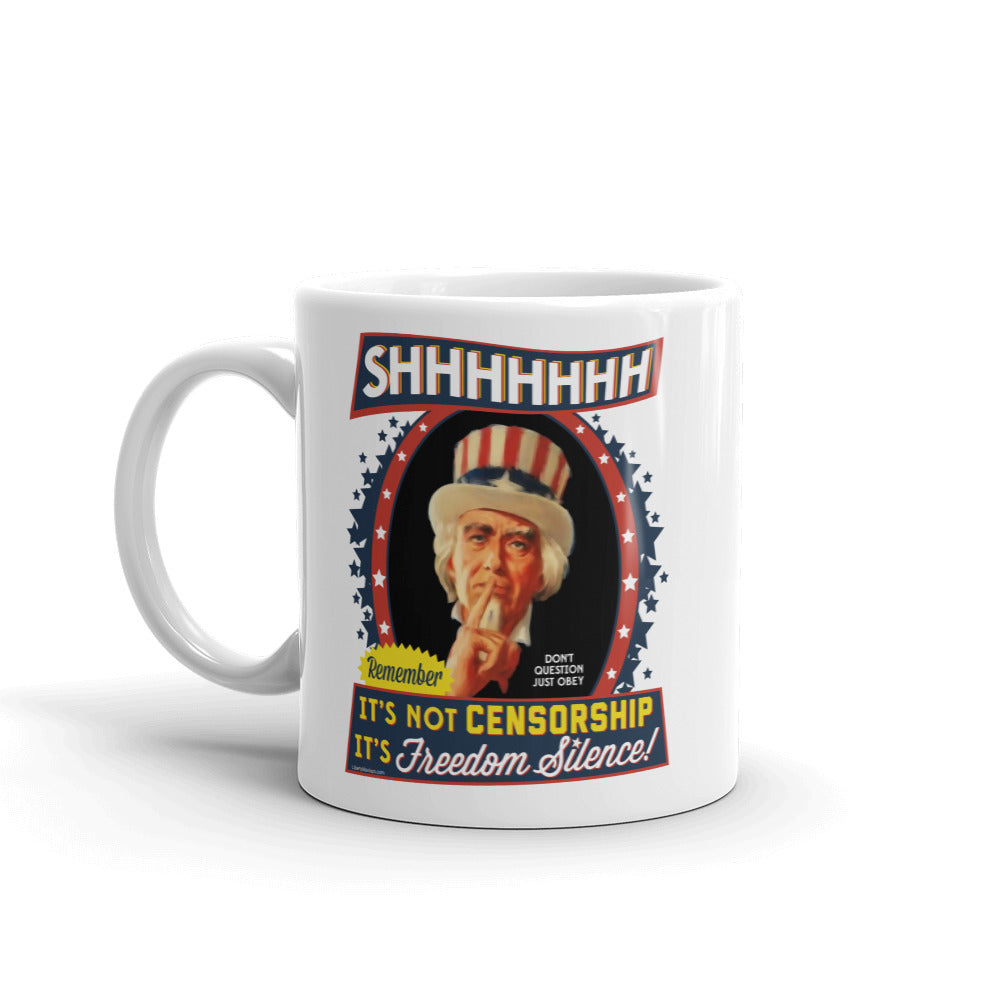 Freedom Silence Uncle Sam Mug