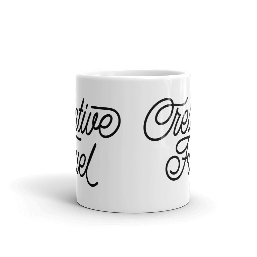 Creative Fuel White Glossy Mug