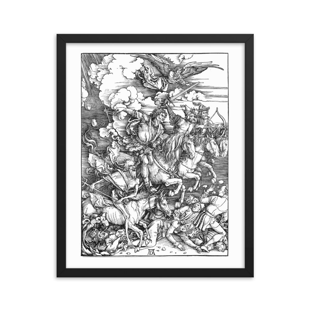 Albrecht Dürer Framed Four Horsemen of the Apocalypse Giclée Print
