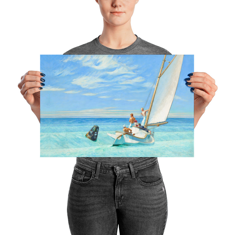 Ground Swell by Edward Hopper Poster