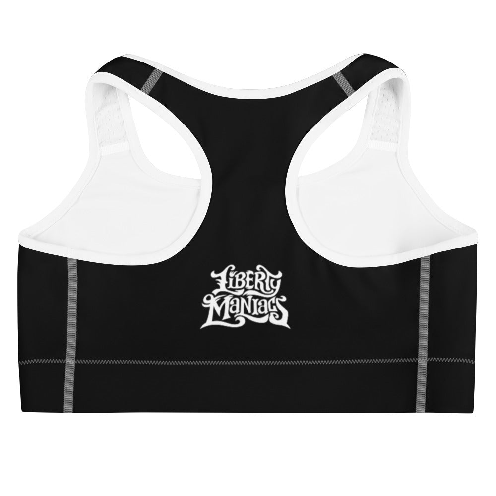 Liberty Maniacs Black Sports bra