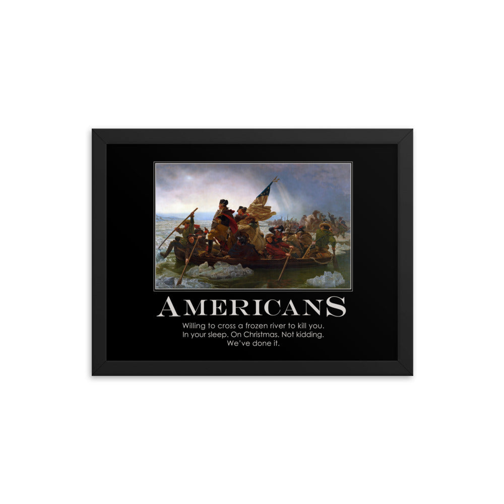 Americans Framed poster