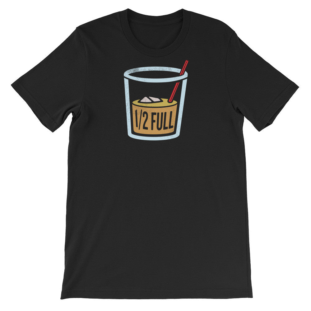 The Glass Is Half Full Graphic T-Shirt