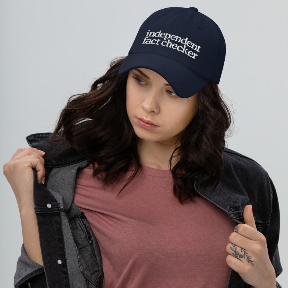 Independent Fact Checker Dad hat