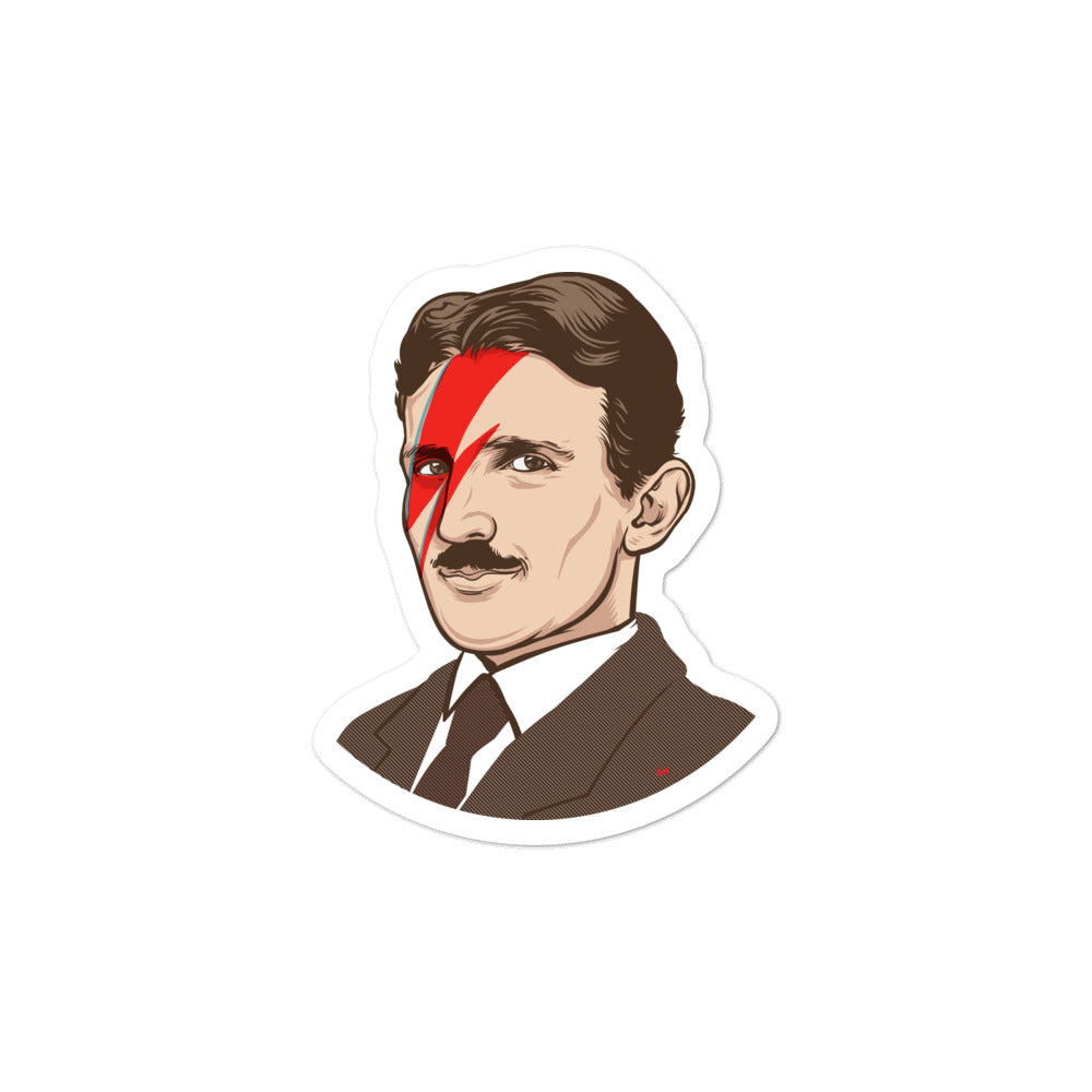Tesla Ziggy Stardust Sticker
