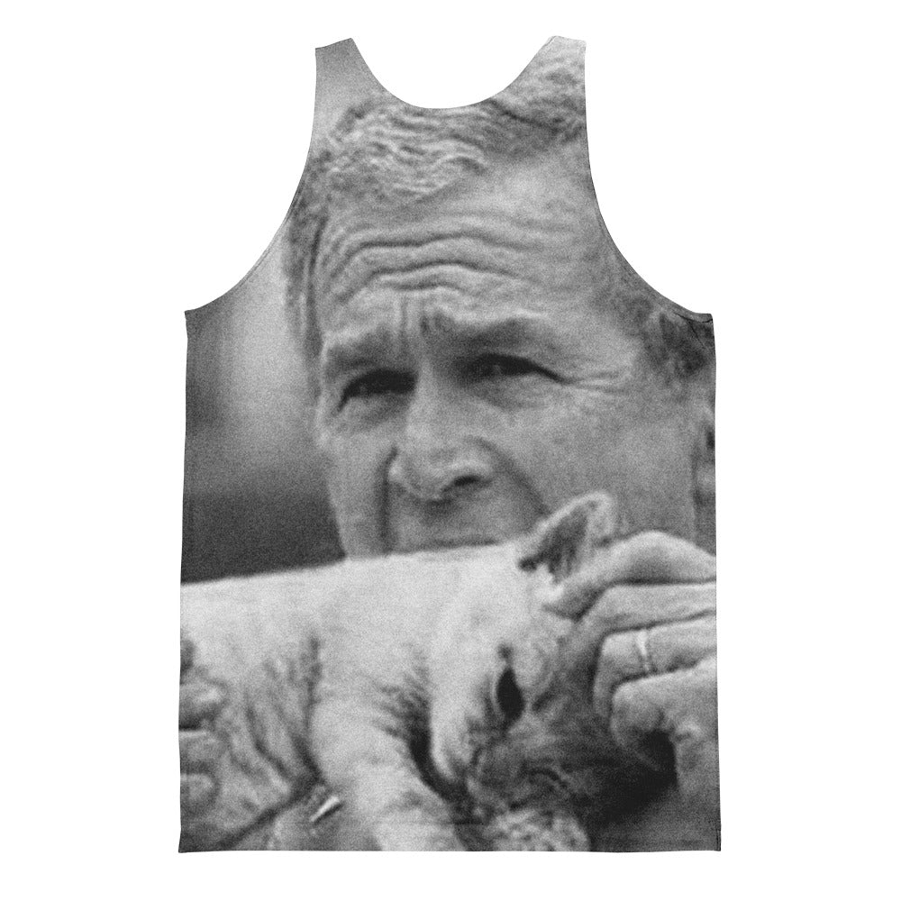 George Bush Nom Nom Kitty Unisex Classic Fit Tank Top