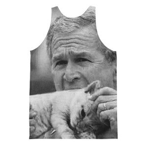 George Bush Nom Nom Kitty Unisex Classic Fit Tank Top