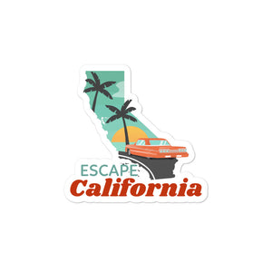 Escape California Sticker