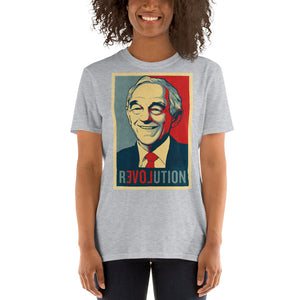 Ron Paul Revolution Graphic Short-Sleeve Unisex T-Shirt