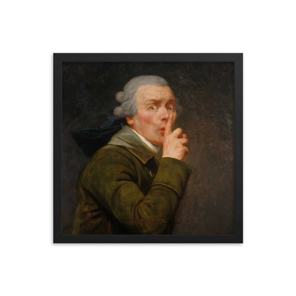Joseph Ducreux Le Discret Framed Art Print