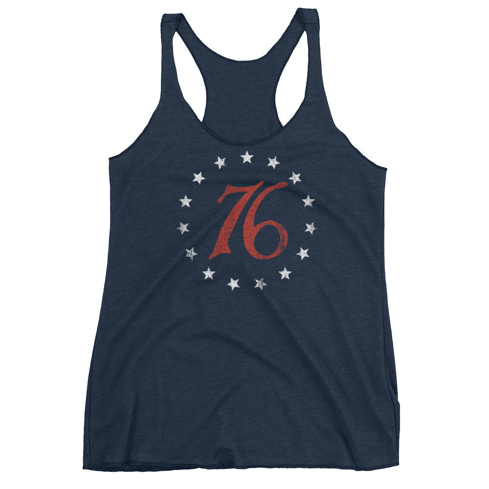 Spirit of 76 Women&#39;s Racerback Tri-blend Tank Top