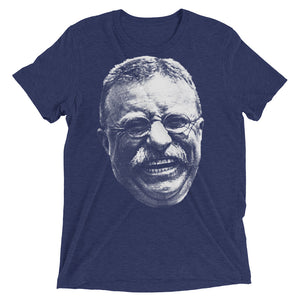 Teddy Roosevelt Laughing Triblend Training T-Shirt