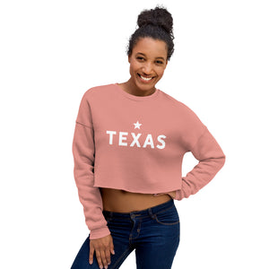 Texas Lonestar Crop Sponge Fleece Sweatshirt