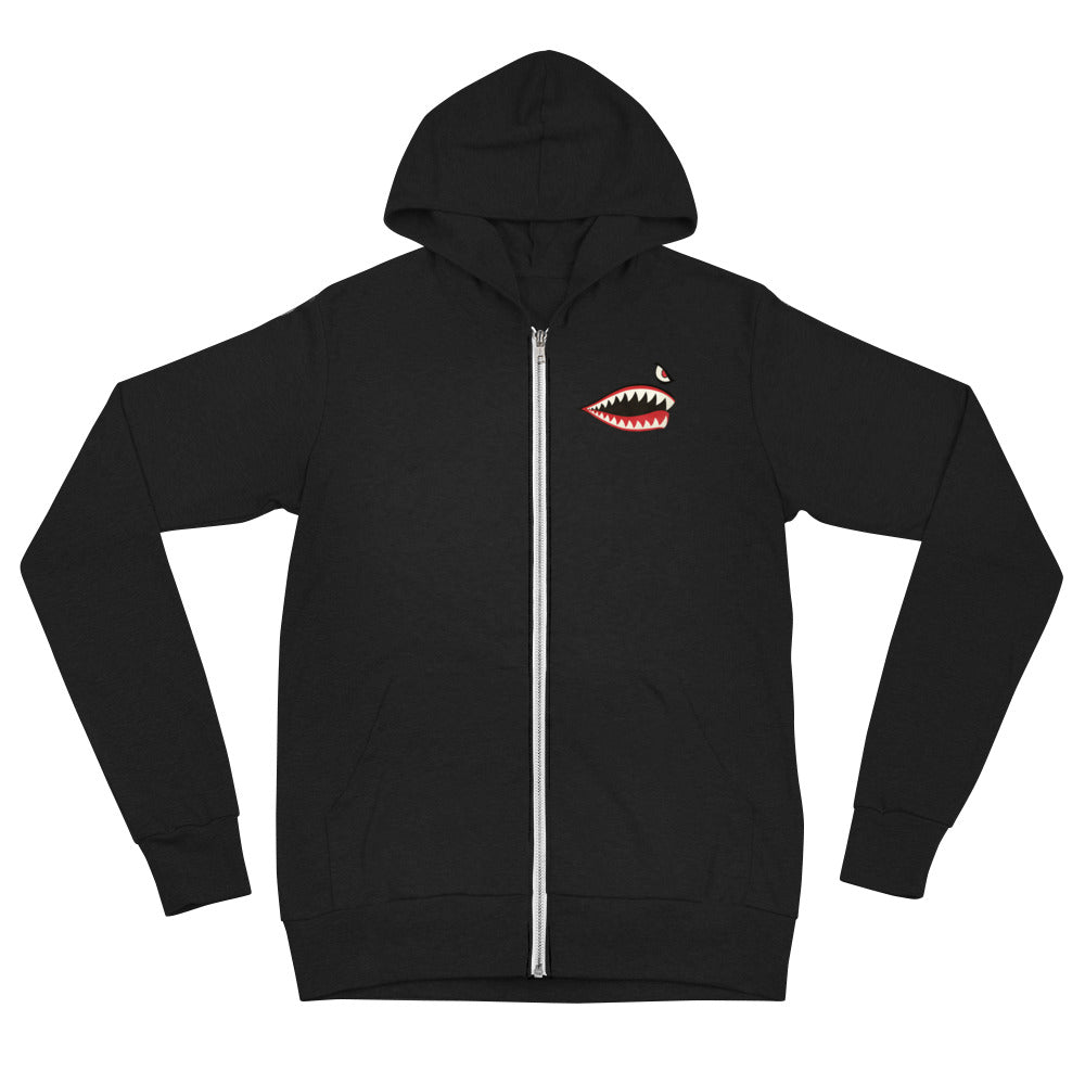 Flying Tigers Unisex zip hoodie