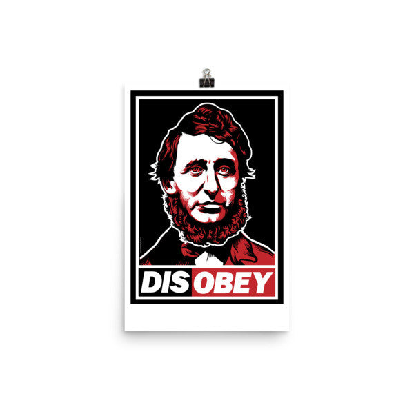 Henry David Thoreau Disobey Prints